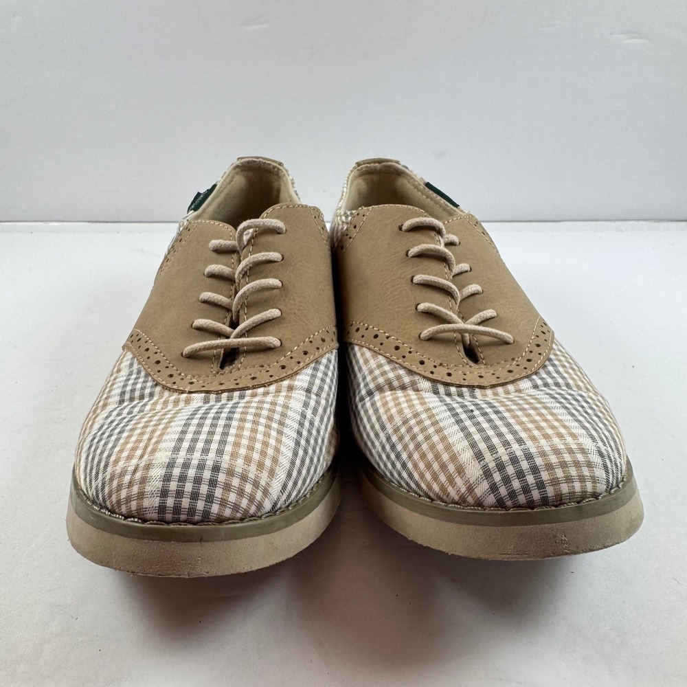 Eastland Sadie Tan Plaid Saddle Shoes Womens Size 7 M Lace Up Oxfords 3331-25 - Picture 2 of 9